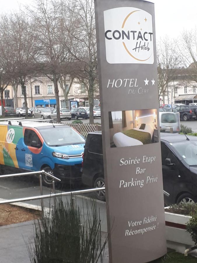 Contact Hotel Du Cerf 查塔奥贡泰 外观 照片